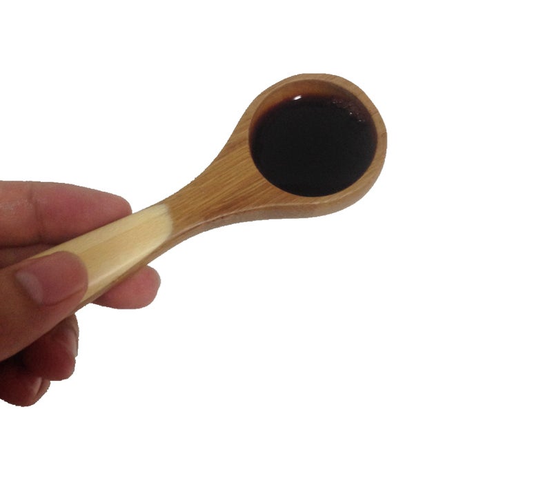 Youkoo kitchen Kitchen Bamboo Wood Measuring Spoons for Measuring Dry and Liquid Ingredients, Pack of 5 - Image 3